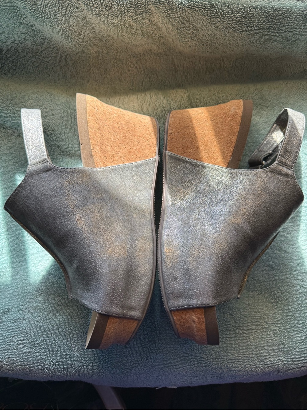 Corkys Metallic Claudette Wedge size 11
